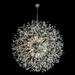 D002/80 GD Starburst Modern Crystal Chandelier 32 Wide Crystal Lighting Fixture Silver