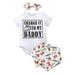 Calsunbaby Infants Baby Girl Romper Suit Newborn Letter Short Sleeve Round Neck Jumpsuit Milk Tea Cup Hairband Printed Triangle Shorts Hairband