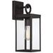 1-Light Outdoor Wall Lantern in Oil Rubbed Bronze