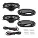 2Pcs Universal 4X6 Inch Car HiFi Coaxial Speaker Vehicle Auto Audio Music Stereo SubwoofeFull Range Frequency Speakers