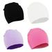 Tisoloow Infant Hospital Beanie Newborn Baby Boys Girls Hat Hat Toddler Knit Hats Cute Warm Infant Beanies Newborn Caps Black&White&Pink&Purple 0-1 Years