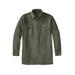 Men's Big & Tall Microfleece shirtjacket by KingSize in Olive (Size 8XL)