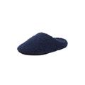 Men's Big & Tall Sherpa slippers by KingSize in Midnight Navy (Size 11 W)