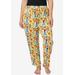 Plus Size Women's Winnie The Pooh & Friends Pajama Pants by Disney in Yellow (Size 3X (22-24))