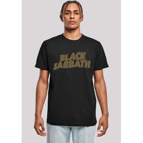 „T-Shirt F4NT4STIC „“Black Sabbath Metal Band US Tour 1978 Black Zip““ Gr. XL, schwarz Herren Shirts T-Shirts Print“