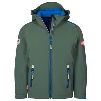 Trollkids - Kid's Trollfjord Jacket - Softshelljacke Gr 140 oliv Image