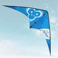 Skymonkey Powerstreamer XXL sport stunt kite, from 14 years, advanced, 212 cm - blue