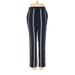 Juicy Couture Silk Pants - Low Rise: Blue Bottoms - Women's Size 4