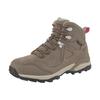 Wanderschuh JACK WOLFSKIN "SUNSET HIKE TEXAPORE MID W", Gr. 39,5, grau (sand), Leder, Textil, sportlich, Schuhe, Wasserdicht