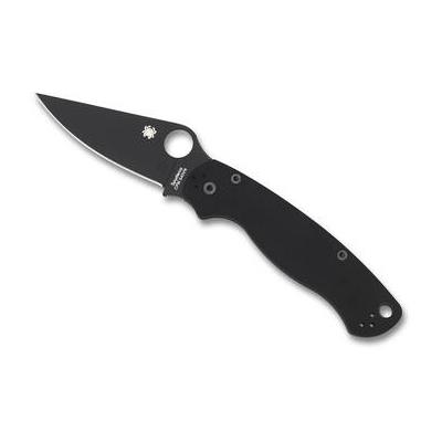 Spyderco Para Military 2 Folding Knife (Black Blade, Black Handle) - [Site discount] C81GPBK2