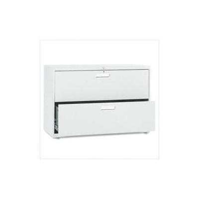 HON Company 600 Series Two-Drawer Lateral File 42w x19-1/4d - Light Gray