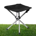 Chaise pliante portable avec trépied pour camping pêche confortable pratique pour pique-nique