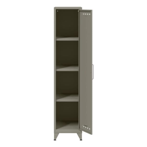 Bisley Garderobenschrank »FERN Locker« 3 Fachböden grau, 38x180 cm