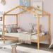 Twin Size Wood House Bed with Storage Space - Playhouse Design for Better Sleep Environment, Superior Quality, Versatile Design