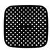 Kitchen Tool Reusable Non-Stick Food Grade Round Silicone Mat Air Fryer Liner Square BLACK SQUARE