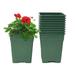 Cotta Planters 1 Gallon Square Nursery Pots 30-Pack Green 5.5 inch Bulk Plastic Planters Garden supplies