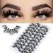 FARRED Fluffy Eyelashes 8D Faux Mink Lashes Natural Look Lash Short Fake False Eyelash 10 Pairs (Z08|12-19MM)