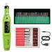 Electric Nail Drill Nail Drill Machine Nail File E File Drill Set Kit for Acrylic Nails Gel Nail Glazing Drill Green