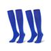 PULLIMORE Athletic Compression Socks for Men & Women 2 Pairs Calf Circulation Knee High Socks for Running Football Baseball Men 6-10.5/Women 7.5-12