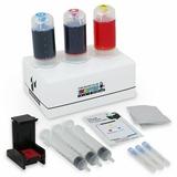 INKUTEN - Color Ink Refill Kit For Hewlett Packard HP 62 & 62XL