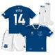 "Everton Hummel Home Infant Kit 2023-24 with Beto 14 printing"