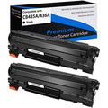 Compatible Toner Cartridge Replacement for 85A CE285A 36A CB436A 35A CB435A for Laserjet P1505 M1522n M1522nf P1102w M1212NF M1217nfw P1109w P1006 Black 2-Pack