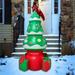 Fnochy Outdoor Indoor Clearance Inflatable Christmas Tree With Led Lights Yard Decoration Indoor Outdoor Yard Garden Christmas Decoration