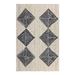 Casavani Handmade Geometric Black Jute Rug Home Decor Dining Room Carpet Square Outdoor Area Mat 7x7 feet