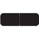 - Color File Folder Labels Barkley Series Laminated Black Stickers 1/2 x 1-1/2 Roll of 500 Labels