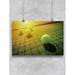 Tennis Balls On Tennis Court Poster -Image by Shutterstock