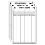 Bridge Score Pads Large Tallies (3-Pack) Tournament Score Note Pads