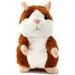 Kids Toys Talking Hamster Repeats What You Say Talking Plush Interactive Toys Repeating Plush Animal Toy Fun for 2 3 Year Old Kids Baby Child Toddlers