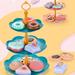 Cheer US Ice Cream and Desserts Tower Stand Pretend Play Food Toy Set for Kids