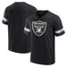 Men's Fanatics Branded Black Las Vegas Raiders Jersey Tackle V-Neck T-Shirt