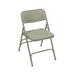 National Public Seating 310 Premium Triple Brace Double Hinge All Steel Folding Chair Black Set of 4