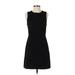 Madewell Casual Dress - Sheath High Neck Sleeveless: Black Print Dresses - Women's Size 2