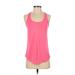 90 Degree by Reflex Active Tank Top: Pink Print Activewear - Women's Size 5