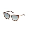 Tom Ford SIMONA FT 0717 Havana/Blue Shaded 57/20/140 unisex Sunglasses