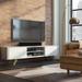 Wade Logan® Cullomburg TV Stand for TVs up to 70" Wood/Metal in White | Wayfair 73528509225C4633988C5EC809A8B87E