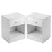 Zipcode Design™ Baden 1 - Drawer Nightstand Wood in White | Wayfair 5E81807D31D64397B4E8FC3CE84B7483