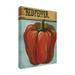 August Grove® Debbi Wetzel Seed Packets 16 - Red Pepper Canvas Art Metal in Blue/Red | 32 H x 24 W x 2 D in | Wayfair