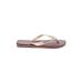Havaianas Flip Flops: Burgundy Shoes - Women's Size 7 - Open Toe