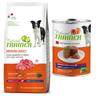 12 kg Natural Trainer + 2 x 400 g umido Adult Medium/Maxi con Manzo gratis! - Medium con Manzo, Riso e Ginseng