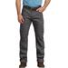 Dickies DP803 Men's FLEX Regular Fit Straight Leg Tough Max Duck 5-Pocket Pant in Stonewash Slate size 38X32 | Triblend