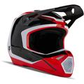 FOX V1 Nitro MIPS Motocross Helm, schwarz-weiss-rot, Größe XS