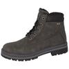 Winterboots TOM TAILOR, Herren, Gr. 43, grau (dunkelgrau), Lederimitat, Textil, sportlich, Schuhe, mit gepolstertem Schaftrand