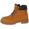 Winterboots TOM TAILOR, Kinder, Gr. 31, bunt (camelfarben, dunkelbraun), Lederimitat, Textil, sportlich, Schuhe, mit weich abgepolstertem Schaftrand