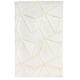 Tapis de salon en polyester beige 160x230 cm