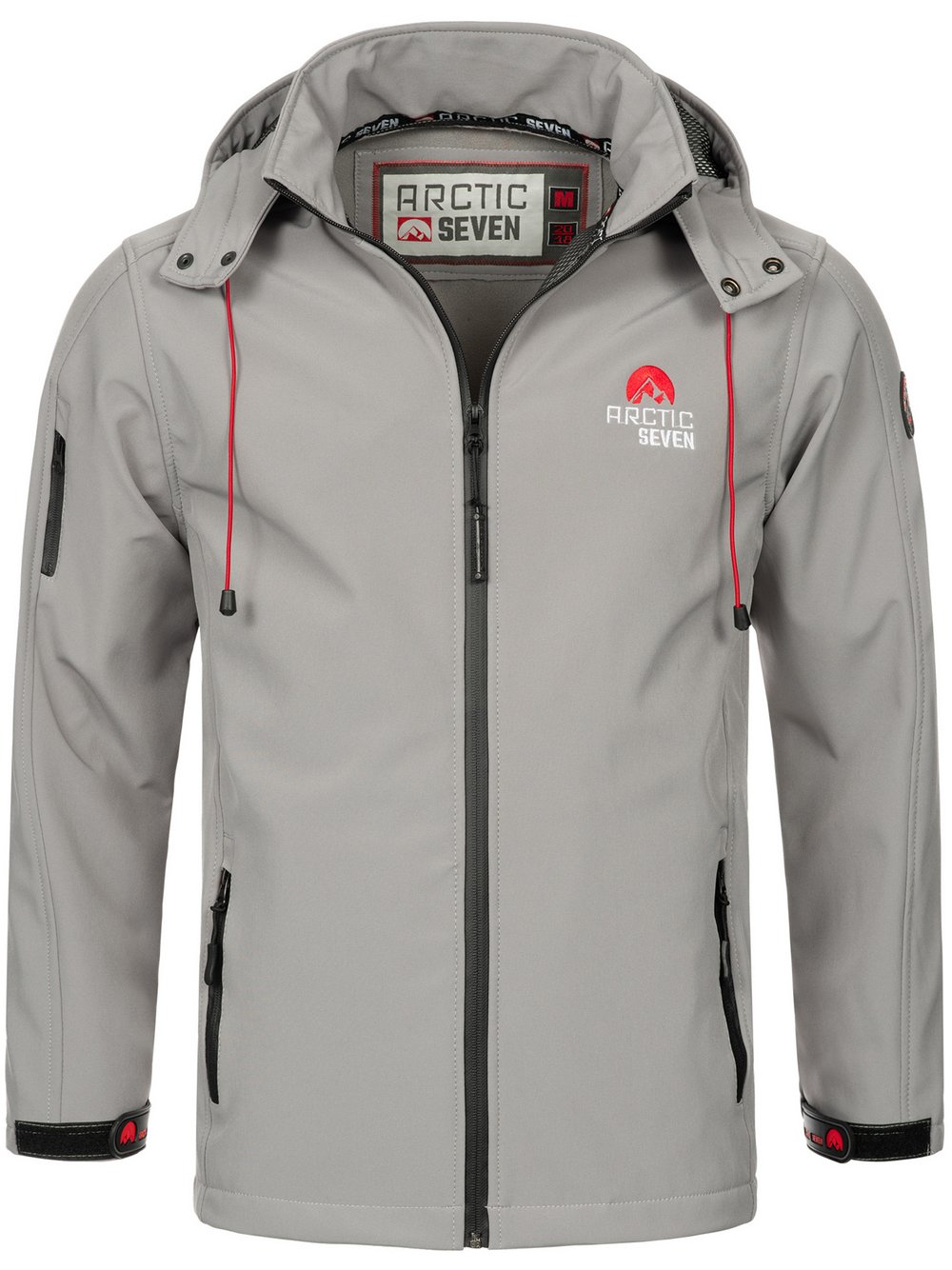 Arctic Seven Softshelljacke Herren hellgrau, L Image