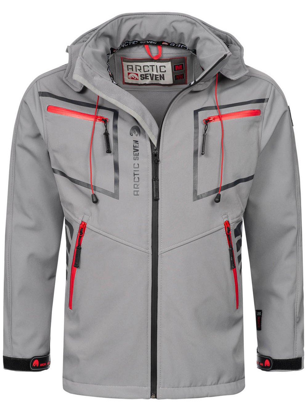 Arctic Seven Softshelljacke Herren hellgrau, S Image